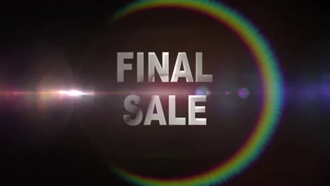 69 Animation Text Neon and Lens Flare Effect Final Sale v2 Stock-Footage 136576188