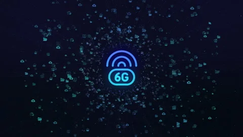 6G digital global technology world network. Network and communication concepts. Stock Footage 281005254