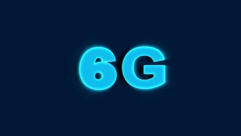 6G neon effect 2 Stock Footage 156335220