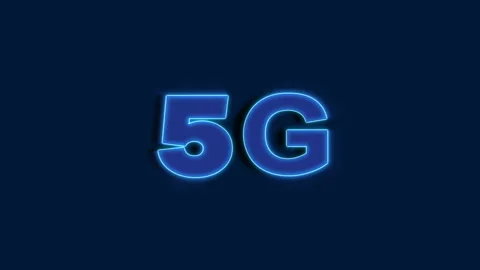 6G neon effect Stock Footage 156334990