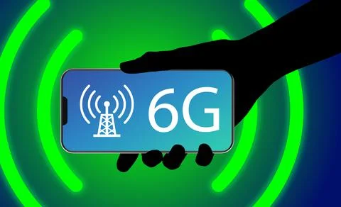 6g new age Stock Illustration