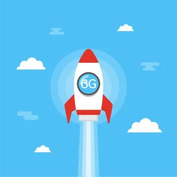 6G rocket launch Illustration