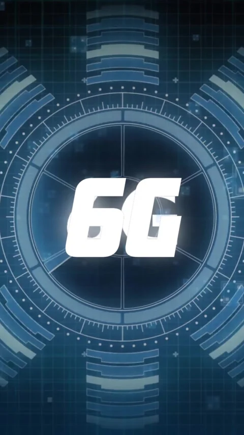6G technology concept with data charts and world map animation Stock Footage 320150440