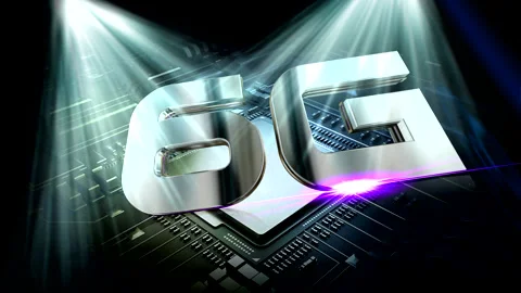 6G. Technology near future. Presentation Stock Footage 158009895