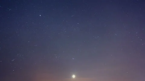 6K (!!!) &amp; 4K &amp; HD resolutions, Night sky (stars); MADE OF RAW VIDEO OUTPUT Stock Footage 36892537