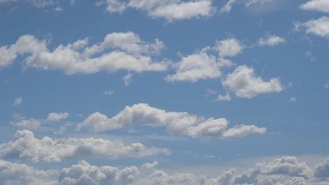 6K Cloud Puffy Timelapse Stock Footage 108527623