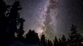 6K Milky Way and Perseid Meteor Shower in Bristlecone Pine Forest Time Lapse 4k or 4k+ Resolution