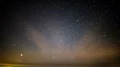 6K Milky Way Galaxy in Spring Sky Time Lapse Stars and Meteors 4k or 4k+ Resolution