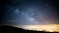 6K Milky Way Galaxy in Spring Sky Time Lapse Stars and Meteors 4k or 4k+ Resolution