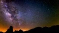 6K Milky Way Lyrids Meteor Shower 01 Time Lapse 4k or 4k+ Resolution