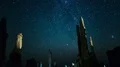 6K Perseid Meteor Shower and Tufa Towers Rock Formation in Mono Lake California 4k or 4k+ Resolution