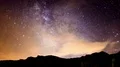 6K Rocky Canyon and Milky Way Galaxy Time Lapse Night Sky Stars 4k or 4k+ Resolution