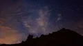 6K Rocky Canyon Milky Way Galaxy Time Lapse of Night Sky & Stars 4k or 4k+ Resolution