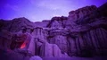6K Rocky Canyon Milky Way Galaxy Dolly Time Lapse of Night Sky & Stars 4k or 4k+ Resolution