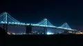 6K San Francisco Bay Bridge Night Skyline Time Lapse 4k or 4k+ Resolution