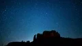 6K Sedona Milky Way Galaxy and Cathedral Rock Time Lapse Stars 4k or 4k+ Resolution