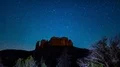 6K Sedona Milky Way Galaxy Dolly Shot of Cathedral Rock Time Lapse 4k or 4k+ Resolution