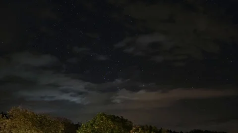 6K-Time Lapse: Night Sky Video stock 118250619