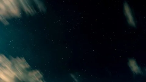 6K Timelapse Of The Milky Way Clouds Pass Stock Footage 114240738