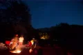 6K Under Starry Sky 04 Time Lapse Stars and Campfire 4k or 4k+ Resolution