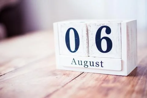 6th of August, 6 August - Hiroshima Day Stock Photos
