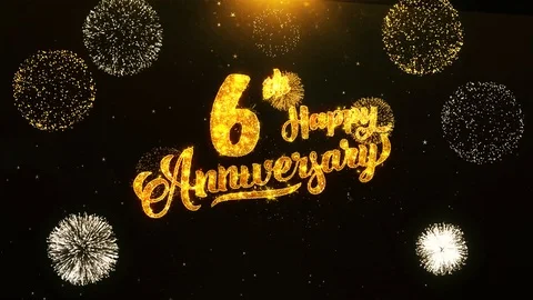 6Th Happy Anniversary Stock Video Footage | Royalty Free 6Th Happy  Anniversary Videos | Pond5