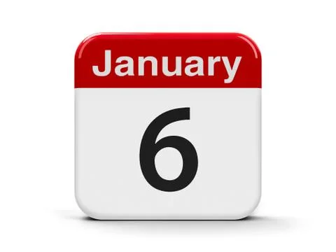 6th January Stock Illustration