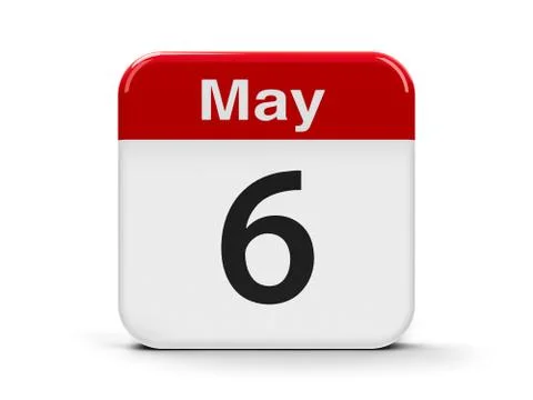 6th May Illustrazione stock