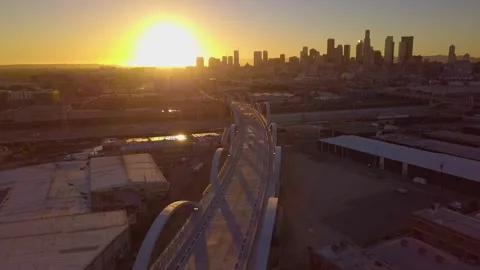 6th St Bridge 3 Stock-Footage 243398521