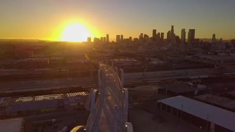 6th St Bridge 5 Stock Footage 243398629