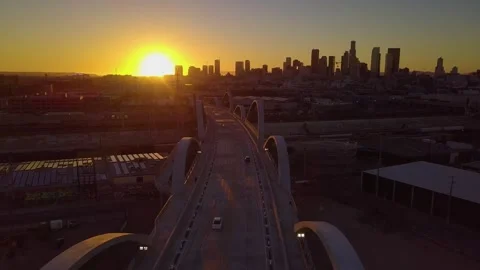 6th St Bridge 7 Stock-Footage 243398713
