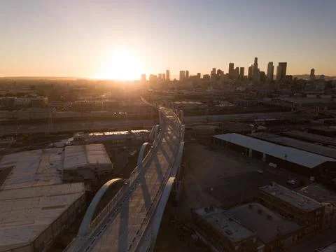 6th St LA Bridge -2 Stock Photos