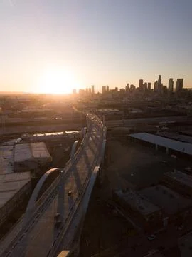 6th St LA Bridge -3 Stock Photos