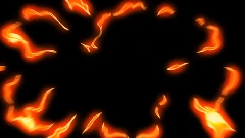 2D Cartoon Fire Transitions Pack - Stock Motion Graphics