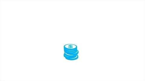 7 Coin Falling Stock Footage 78479373