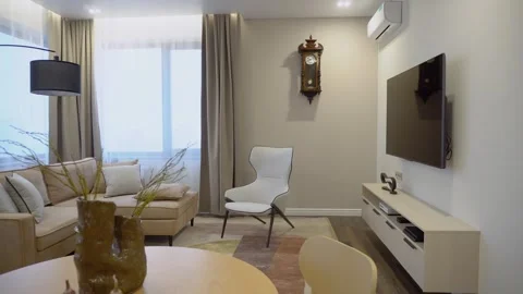 7 Interior of the apartment A2904 Stock Footage 289993856