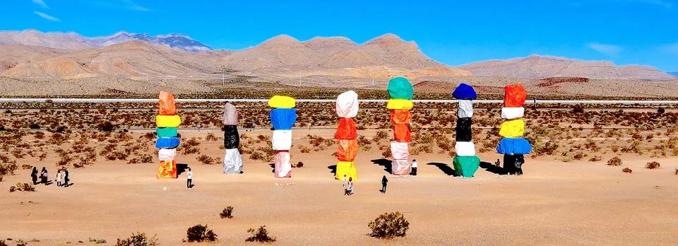 7 Magic Mountains Foto stock