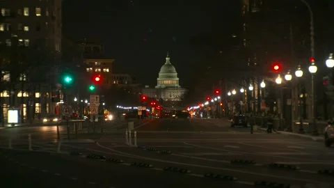 7 NATIONS CAPITAL AT NIGHT 7 Stock Footage 273011879