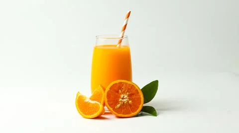 7 oranges jus Stock Photos