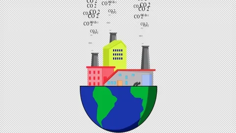 7. smoke co2 Stock Footage 307174886