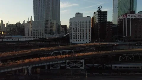 7 train pond 5 Stock Footage 151847374