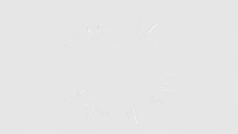 7 Types of Transparent 2D Effects with the Impact of an Explosion’s Shock Wave Video stock 342611913