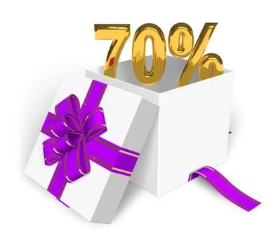 70% discount concept Stock Illustration