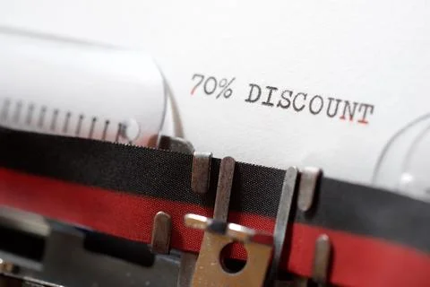 70 % discount Stock Photos