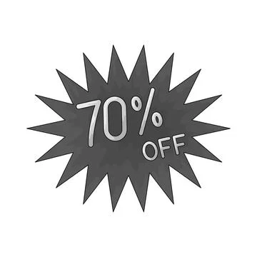 70% Off illustration Stock Illustration