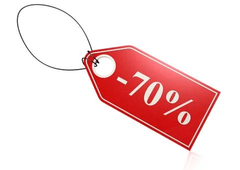 70 percent discount Stock Illustration