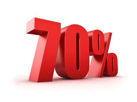 70 percent Stock Illustration