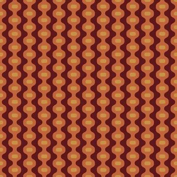 70 s seamless pattern. Retro geometric seamless background in seventies style Stock Illustration