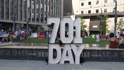 701 day in Fargo. Vídeos de archivo 313857041