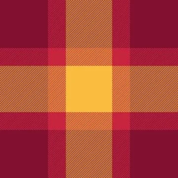70s check seamless pattern, spanish plaid fabric vector. Covering tartan te.. 스톡 일러스트
